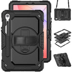 Custodia ibrida in silicone per PC e tablet con tracolla, For Samsung Galaxy Tab S10 Lite / S10 FE, For Samsung Galaxy Tab S11