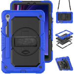 Custodia ibrida in silicone per PC e tablet con tracolla, For Samsung Galaxy Tab S10 Lite / S10 FE, For Samsung Galaxy Tab S11