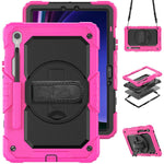 Custodia ibrida in silicone per PC e tablet con tracolla, For Samsung Galaxy Tab S10 Lite / S10 FE, For Samsung Galaxy Tab S11