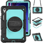 Custodia ibrida in silicone per PC e tablet con tracolla, For Samsung Galaxy Tab S10 Lite / S10 FE, For Samsung Galaxy Tab S11