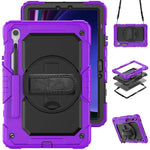 Custodia ibrida in silicone per PC e tablet con tracolla, For Samsung Galaxy Tab S10 Lite / S10 FE, For Samsung Galaxy Tab S11