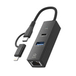Hub USB-C RJ45 8 Pin adattatore multiporta