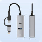 Hub USB-C RJ45 8 Pin adattatore multiporta