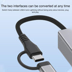 Hub USB-C RJ45 8 Pin adattatore multiporta