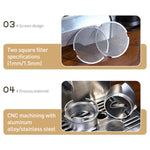 Per macchina da caffè Breville serie 8, maniglia rotante per dosatore di caffè in polvere, tazza., For Breville 8 Series Rotary Dosing Cup