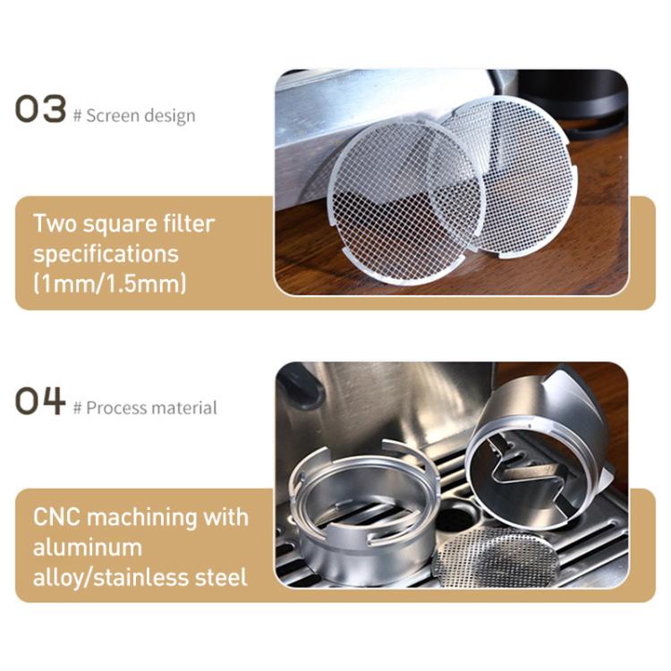 Per macchina da caffè Breville serie 8, maniglia rotante per dosatore di caffè in polvere, tazza., For Breville 8 Series Rotary Dosing Cup