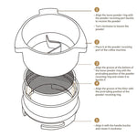Per macchina da caffè Breville serie 8, maniglia rotante per dosatore di caffè in polvere, tazza., For Breville 8 Series Rotary Dosing Cup