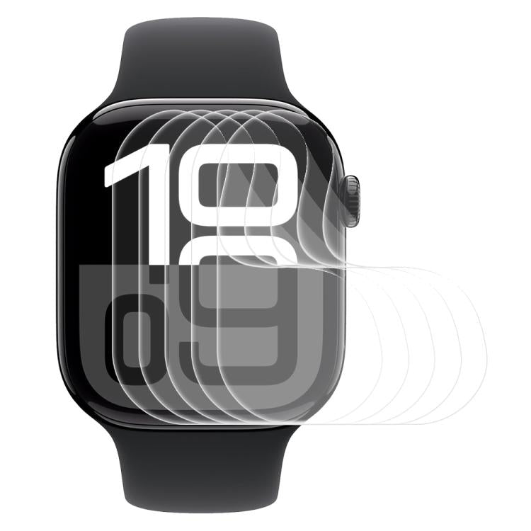 5 pezzi xDfind Pellicola protettiva in idrogel morbido a copertura totale per la parte anteriore, For Apple Watch Series 6&SE&5&4 44mm, For Apple Watch Series 6&SE&5&4 40mm, For Apple Watch Series 11 / 10 46mm, For Apple Watch Ultra 3 / 2 / 1 49mm     ...