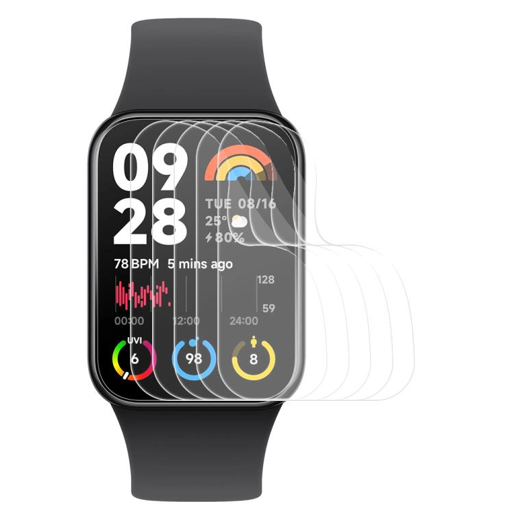 5 pezzi xDfind Pellicola protettiva in idrogel morbido a copertura totale per la parte anteriore, For Xiaomi Smart Band 10, For Xiaomi Redmi Watch 5, For Xiaomi Smart Band 9 Pro, For Xiaomi Redmi Watch 5 Lite, For Xiaomi Redmi Watch 5 Active           ...