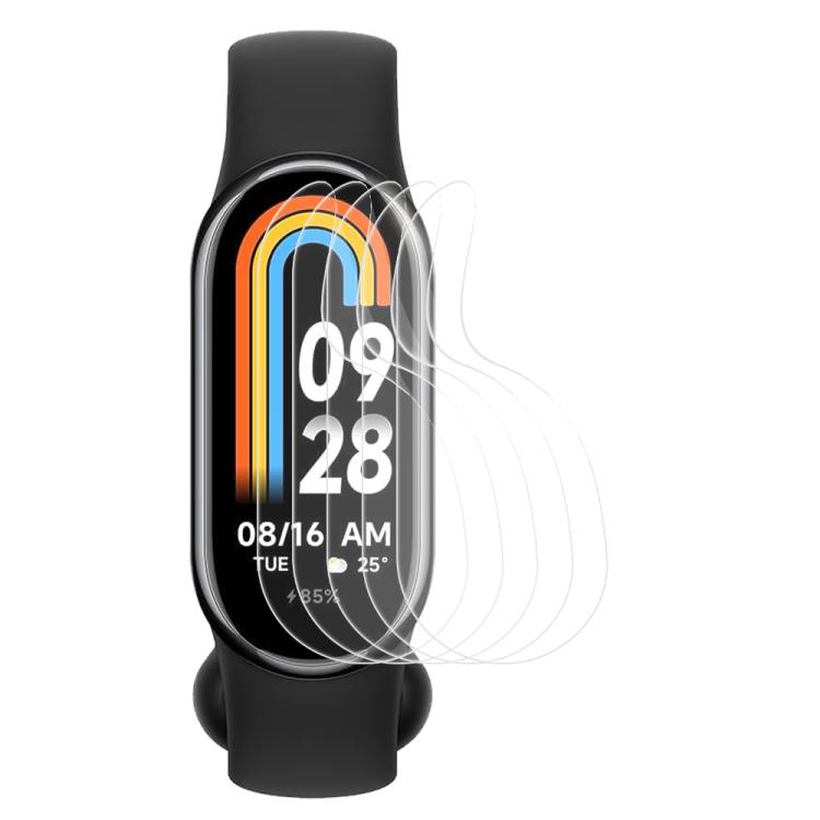 5 pezzi xDfind Pellicola protettiva in idrogel morbido a copertura totale per la parte anteriore, For Xiaomi Smart Band 10, For Xiaomi Redmi Watch 5, For Xiaomi Smart Band 9 Pro, For Xiaomi Redmi Watch 5 Lite, For Xiaomi Redmi Watch 5 Active           ...