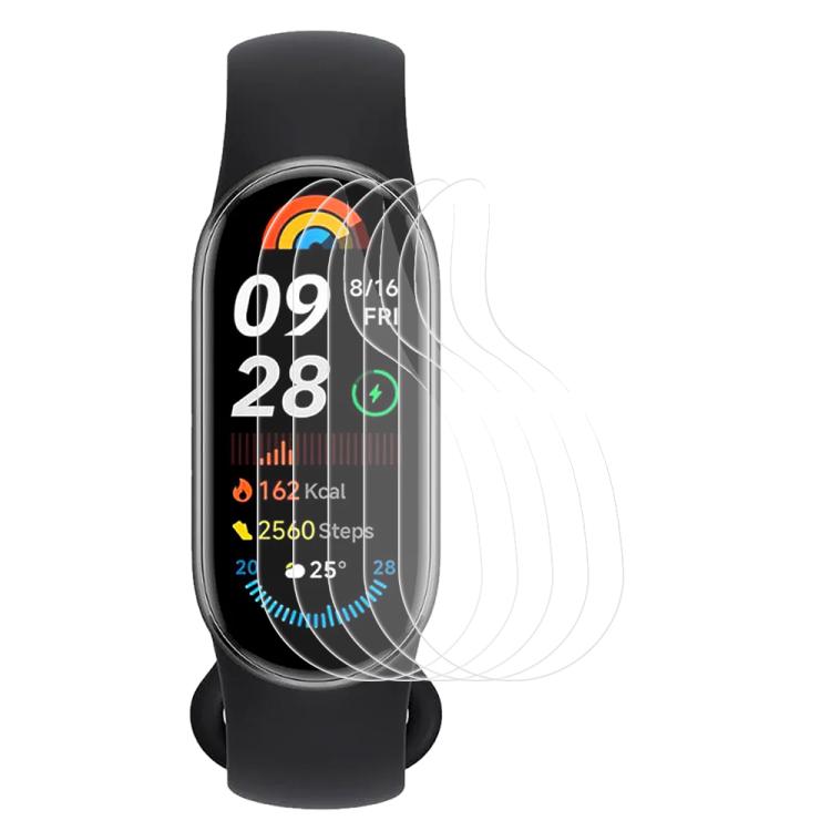 5 pezzi xDfind Pellicola protettiva in idrogel morbido a copertura totale per la parte anteriore, For Xiaomi Smart Band 10, For Xiaomi Redmi Watch 5, For Xiaomi Smart Band 9 Pro, For Xiaomi Redmi Watch 5 Lite, For Xiaomi Redmi Watch 5 Active           ...