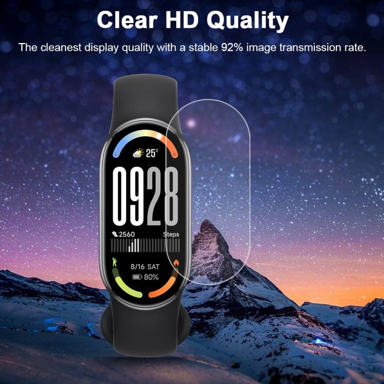 5 pezzi xDfind Pellicola protettiva in idrogel morbido a copertura totale per la parte anteriore, For Xiaomi Smart Band 10, For Xiaomi Redmi Watch 5, For Xiaomi Smart Band 9 Pro, For Xiaomi Redmi Watch 5 Lite, For Xiaomi Redmi Watch 5 Active           ...
