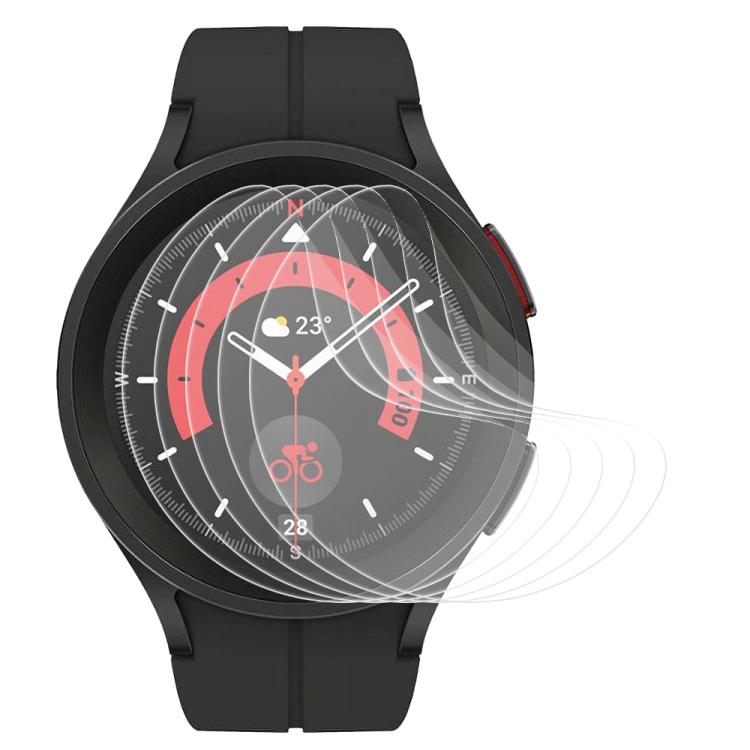 5 pezzi xDfind Pellicola protettiva in idrogel morbido a copertura totale per la parte anteriore, For Samsung Galaxy Watch Ultra / Ultra 2025, For Samsung Galaxy Watch8 Classic 46mm, For Samsung Galaxy Watch8 44mm, For Samsung Galaxy Watch8 40mm       ...