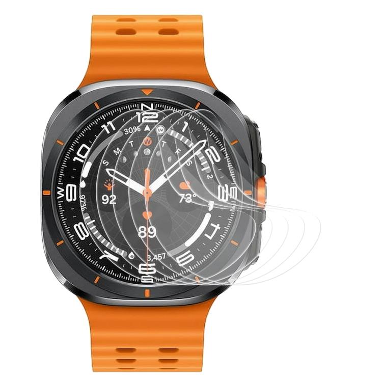 5 pezzi xDfind Pellicola protettiva in idrogel morbido a copertura totale per la parte anteriore, For Samsung Galaxy Watch Ultra / Ultra 2025, For Samsung Galaxy Watch8 Classic 46mm, For Samsung Galaxy Watch8 44mm, For Samsung Galaxy Watch8 40mm       ...