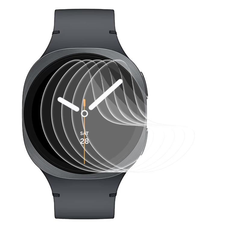 5 pezzi xDfind Pellicola protettiva in idrogel morbido a copertura totale per la parte anteriore, For Samsung Galaxy Watch Ultra / Ultra 2025, For Samsung Galaxy Watch8 Classic 46mm, For Samsung Galaxy Watch8 44mm, For Samsung Galaxy Watch8 40mm       ...