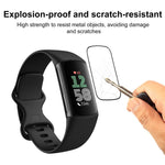 2 pellicole protettive morbide in materiale composito 3D curvo xDfind per lo schermo, For Fitbit Charge 6, For Fitbit Versa 4, For Fitbit Charge 5, For Fitbit Luxe, For Fitbit Versa 3, For Fitbit Versa 2, For Fitbit Versa