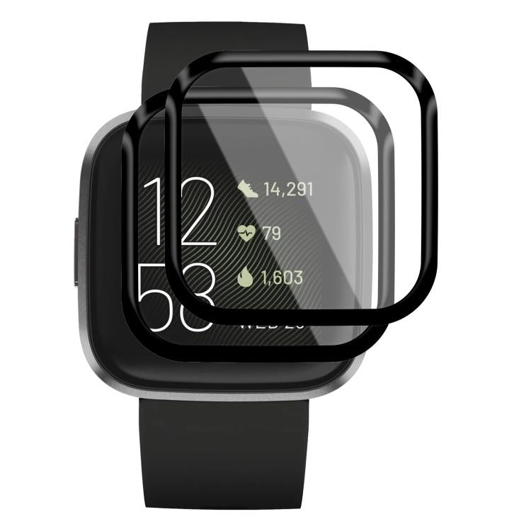 2 pellicole protettive morbide in materiale composito 3D curvo xDfind per lo schermo, For Fitbit Charge 6, For Fitbit Versa 4, For Fitbit Charge 5, For Fitbit Luxe, For Fitbit Versa 3, For Fitbit Versa 2, For Fitbit Versa