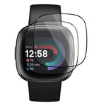 2 pellicole protettive morbide in materiale composito 3D curvo xDfind per lo schermo, For Fitbit Charge 6, For Fitbit Versa 4, For Fitbit Charge 5, For Fitbit Luxe, For Fitbit Versa 3, For Fitbit Versa 2, For Fitbit Versa