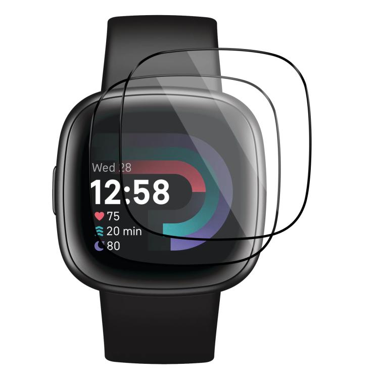 2 pellicole protettive morbide in materiale composito 3D curvo xDfind per lo schermo, For Fitbit Charge 6, For Fitbit Versa 4, For Fitbit Charge 5, For Fitbit Luxe, For Fitbit Versa 3, For Fitbit Versa 2, For Fitbit Versa