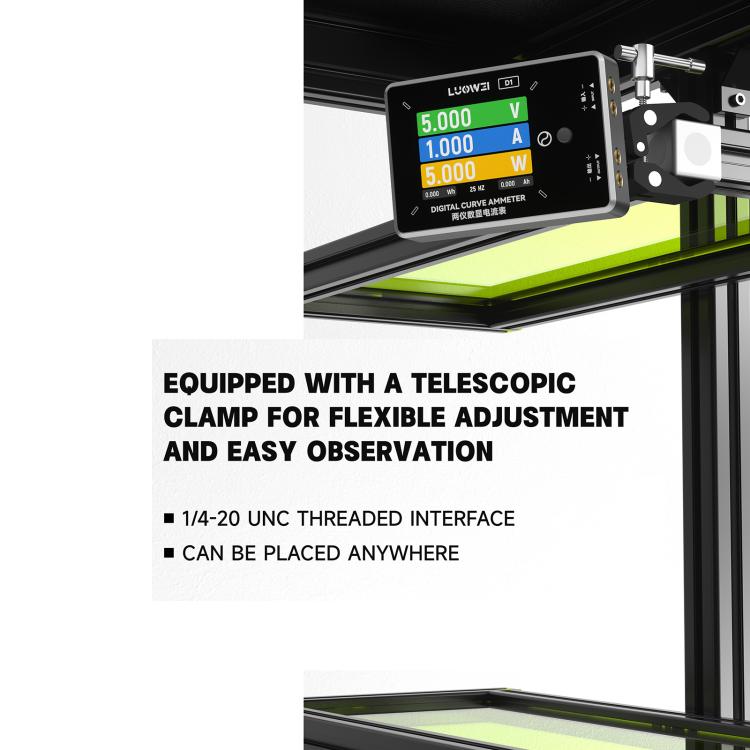 Amperometro digitale a curva di progettazione per alimentatore isolato Luowei LW-D1