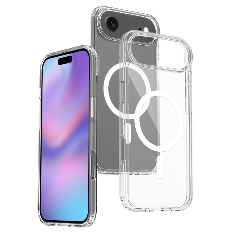 Custodia per telefono MagSafe ibrida in PC antigraffio e TPU, For iPhone 17 Pro Max, For iPhone 17 Pro, For iPhone 17, For iPhone Air