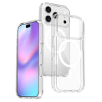 Custodia per telefono MagSafe ibrida in PC antigraffio e TPU, For iPhone 17 Pro Max, For iPhone 17 Pro, For iPhone 17, For iPhone Air