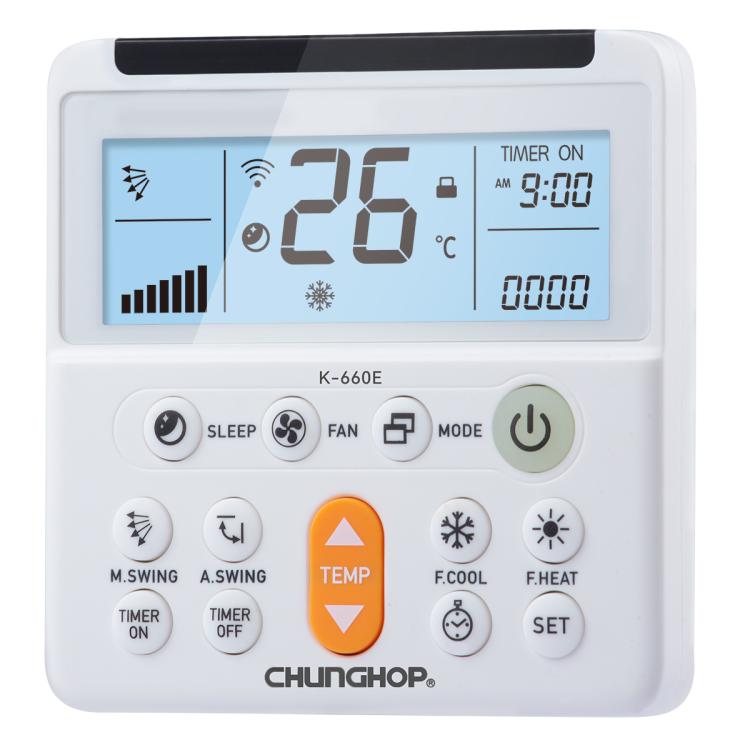 CHUNGHOP K-660E Universal Air Conditioner Remote Control, K-660E