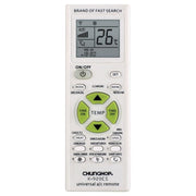 CHUNGHOP K-920ES Universal Air Conditioner Remote Control with Brand Button Pairing Function, K-920ES(White)