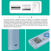 CHUNGHOP K-920ES Universal Air Conditioner Remote Control with Brand Button Pairing Function, K-920ES(White)