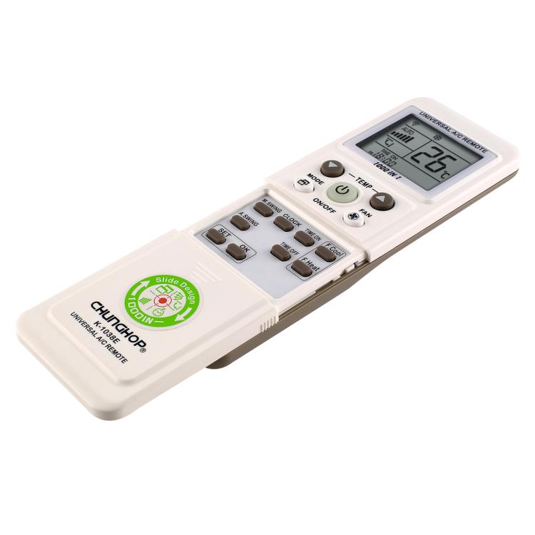 CHUNGHOP K-1038ES Universal Air Conditioner Remote Control with Brand Button Pairing Function, K-1038ES