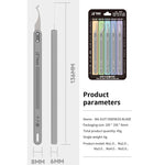 Kit di 18 tipi di lame Ma-Suit 5 in 1 lucidate a mano, 18 Kinds Ma-Suit