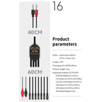 18 tipi di cavo di alimentazione e avvio per la riparazione della scheda madre per iPhone 7-16 Pro Max, 18 Kinds for iPhone 7-16 Pro Max