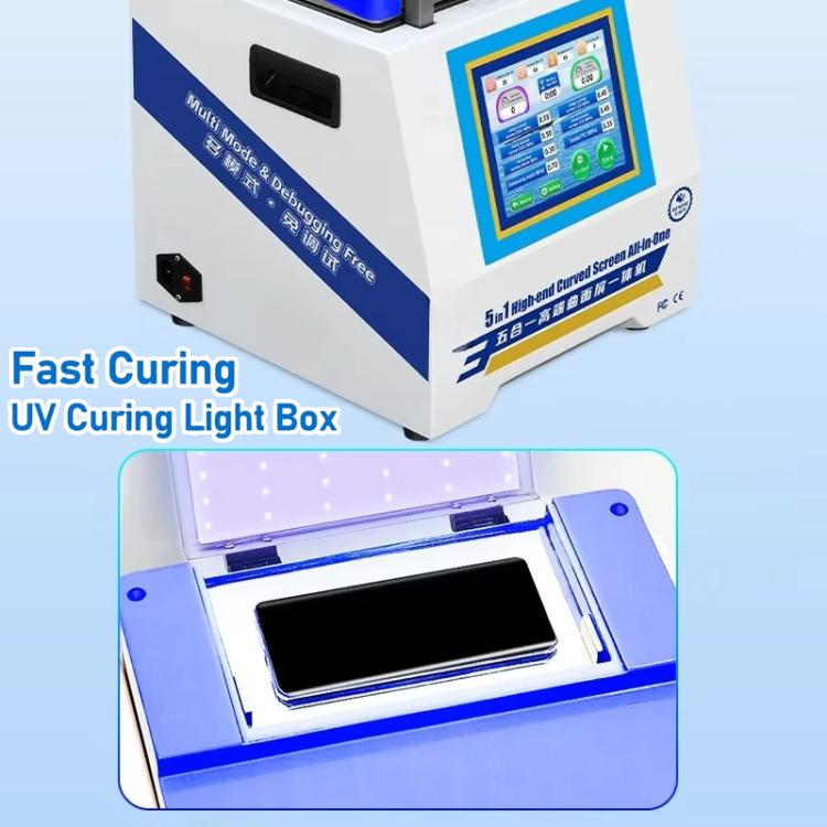 YYD YD-636 Laminazione antischiuma a polimerizzazione UV, tutto in uno, EU Plug, US Plug, UK Plug