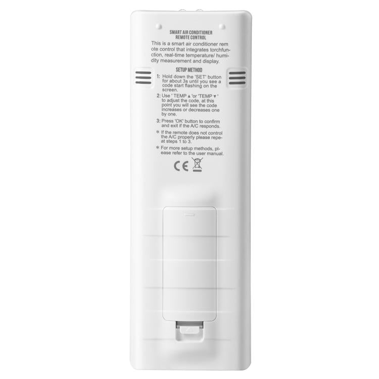 CHUNGHOP K-3302E Universal Air Conditioner Remote Control with Torch and LCD backlight, K-3302E