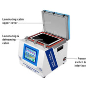 YYD YD-639 Laminazione antischiuma a polimerizzazione UV, tutto in uno, EU Plug, US Plug, UK Plug
