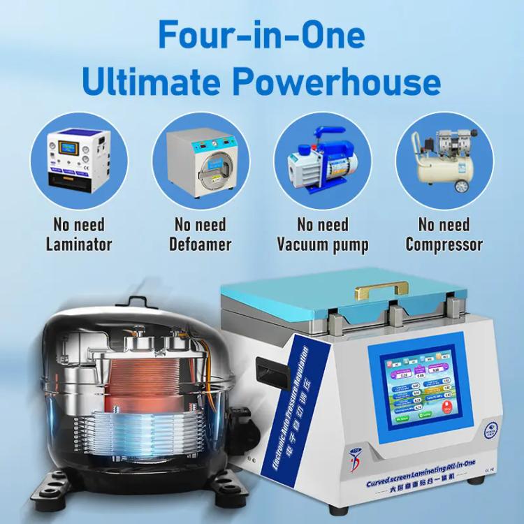 YYD YD-639 Laminazione antischiuma a polimerizzazione UV, tutto in uno, EU Plug, US Plug, UK Plug