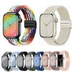 Cinturino per orologio intrecciato con fibbia magnetica xDfind, For Apple Watch 46mm / 49mm / 45mm / 44mm, For Apple Watch 42mm / 41mm / 40mm / 38mm