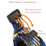 Cinturino per orologio intrecciato con fibbia magnetica xDfind, For Apple Watch 46mm / 49mm / 45mm / 44mm, For Apple Watch 42mm / 41mm / 40mm / 38mm