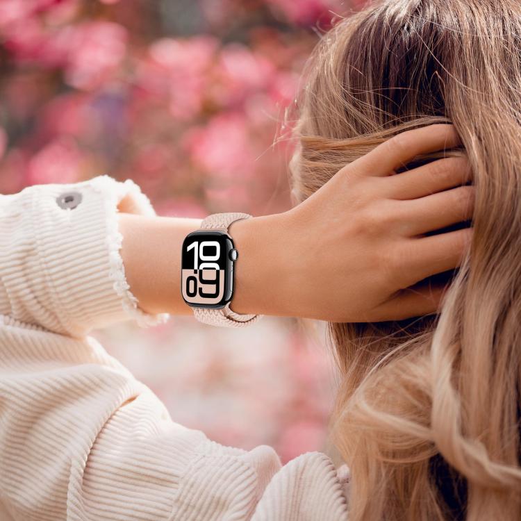Cinturino per orologio intrecciato con fibbia magnetica xDfind, For Apple Watch 46mm / 49mm / 45mm / 44mm, For Apple Watch 42mm / 41mm / 40mm / 38mm