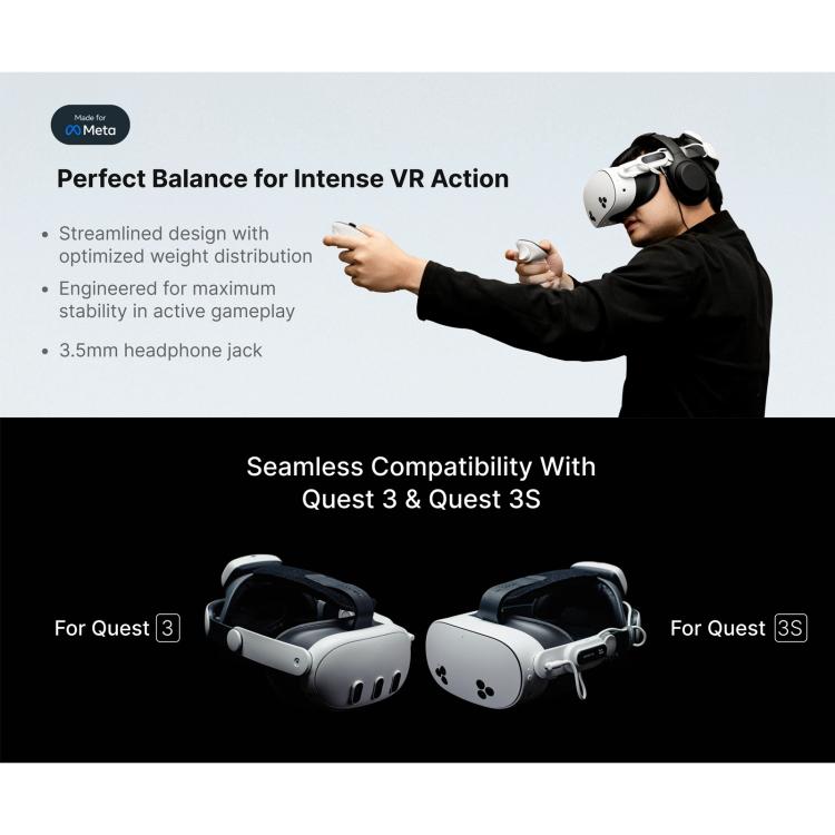 BOBOVR E3 Pro fascia batteria per Meta Quest 3/3S