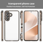 Custodia per telefono antiurto ibrida in PC e TPU con airbag., For Samsung Galaxy A57 5G, For Samsung Galaxy A37 5G, For Galaxy A27 5G, For Samsung Galaxy A07 4G, For Samsung Galaxy A17 5G, For Samsung Galaxy A56 5G