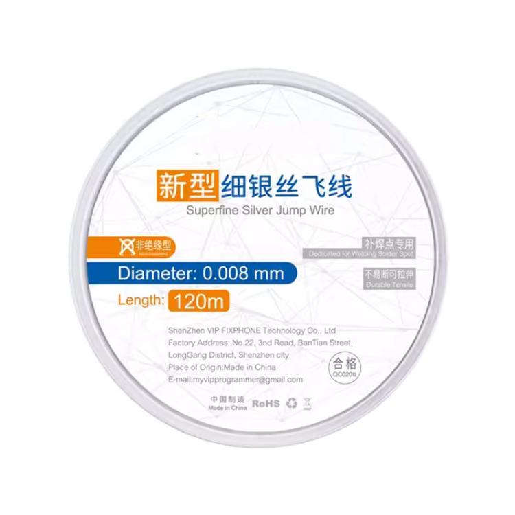 Filo conduttore per saldatura BGA per circuiti stampati, lunghezza 120 m, Non Insulation Type 0.01mm, Non Insulation Type 0.02mm, Non Insulation Type 0.008mm