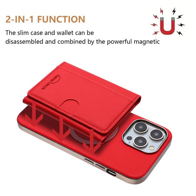 Portafoglio magnetico orizzontale con protezione RFID per iPhone