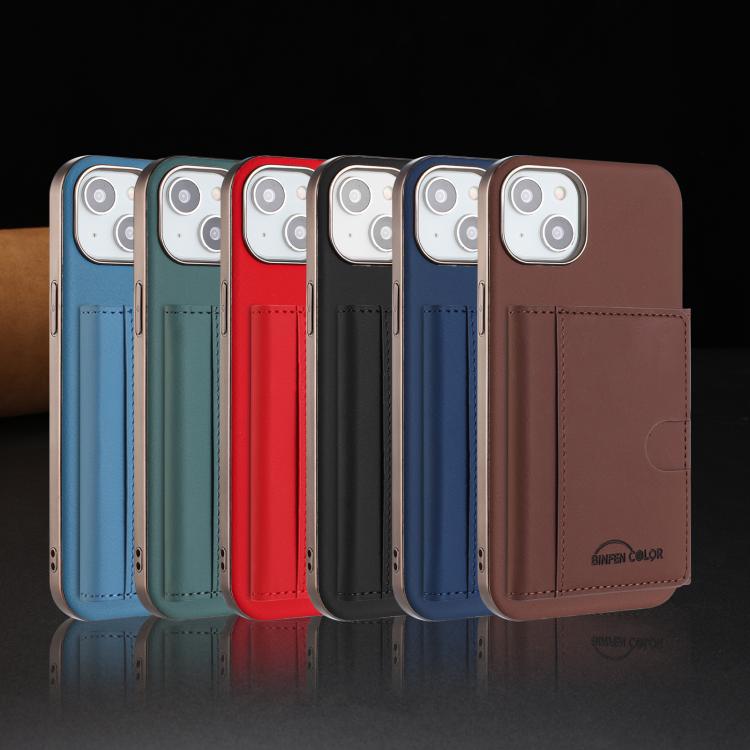Portafoglio magnetico con protezione RFID per iPhone 14 Plus