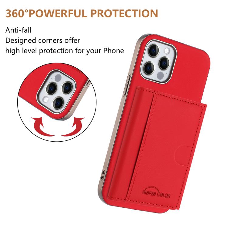 Portafoglio magnetico con protezione RFID per iPhone 12 Pro