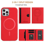 Portafoglio magnetico con protezione RFID per iPhone 12 Pro