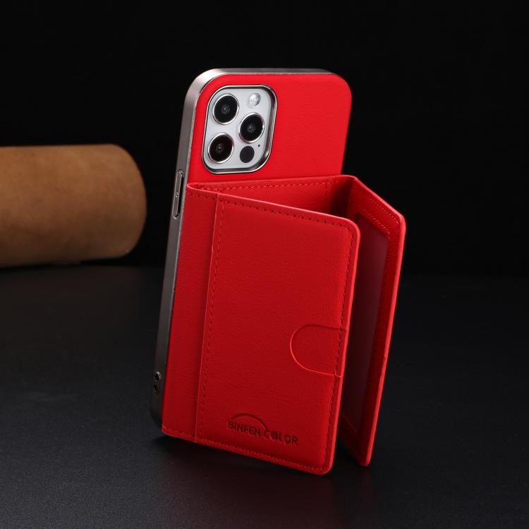 Portafoglio magnetico con protezione RFID per iPhone 12 Pro