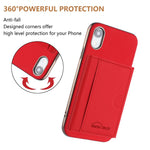 Portafoglio magnetico orizzontale con protezione RFID per iPhone