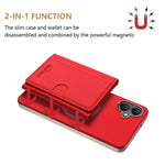 Portafoglio magnetico orizzontale a tinta unita con protezione RFID MagSafe per telefono., For Samsung Galaxy A06, For Samsung Galaxy A56, For Samsung Galaxy A26, For Samsung Galaxy A36