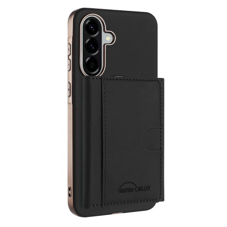 Portafoglio magnetico orizzontale a tinta unita con protezione RFID MagSafe per telefono., For Samsung Galaxy A25, For Samsung Galaxy A55